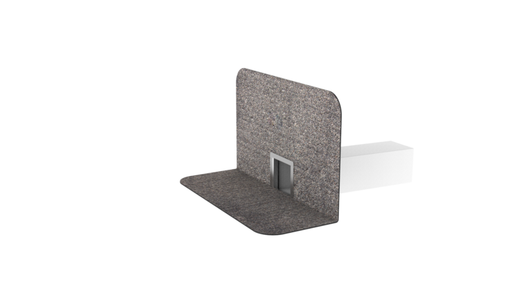 Парапетная воронка квадратного сечения с приваренным битумным фартуком
